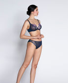 Slip "Fantaisie" Lise Charmel Déesse Désirs mauve ACH0277-MD