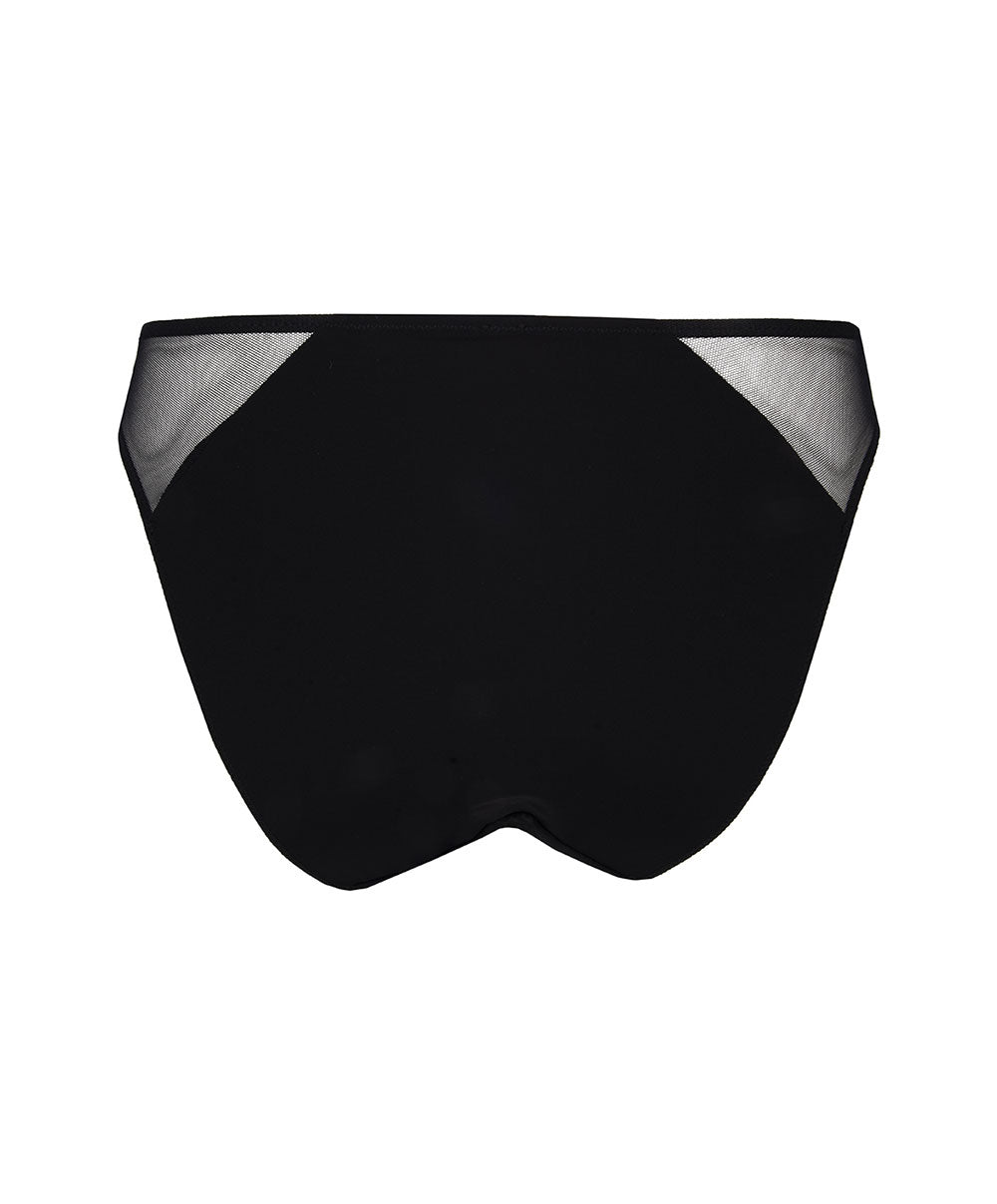 Slip dos opaque "Fantaisie" Lise Charmel Glamour Couture noir ACH0207-NO 1