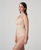 Slip gainant taille très haute PrimaDonna Perle café au lait 0562343-CAL