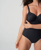 Slip gainant taille très haute PrimaDonna Perle charbon 0562343-CHB