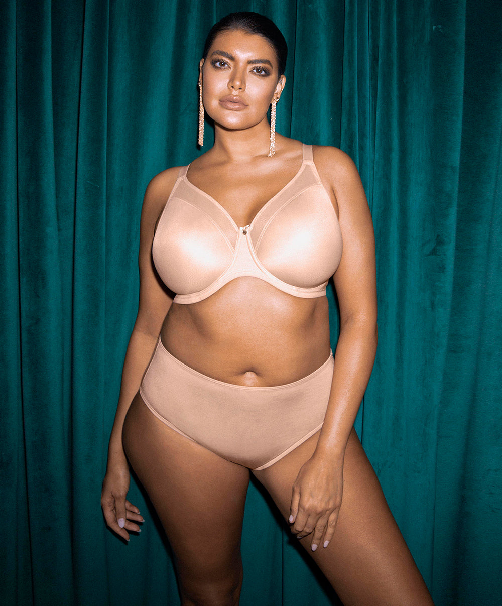 Slip grande taille couvrant Elomi Smooth sahara EL4565-SAH