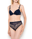 Slip haut Lise Charmel Soir de Venise bleu ACA0303-BV