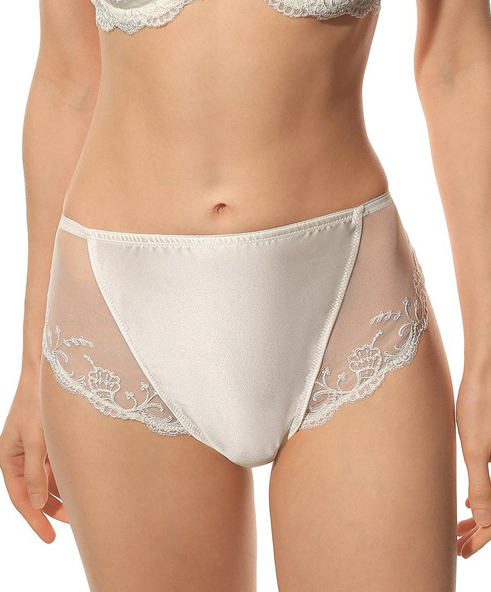 Slip haut en soie Lise Charmel Splendeur soie écru nacre ACC0380-EN