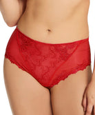 Slip haut grande taille Lise Charmel Dressing Floral rouge BCC0388-DS