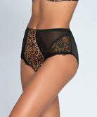 Slip haut grande taille imprimé panthère Lise Charmel Fauve Amour ambre panthère BCH1379-AP