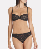 Slip italien rosessence Aubade noir