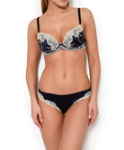 Slip Italien Lise Charmel Splendeur Soie marine ACC0780-SM