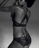 Slip italien Night Bird black queen Aubade RD27-BQUE