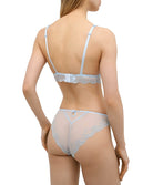 Slip italien en soie Lise Charmel Splendeur soie bleu azur ACC0780-SZ 10