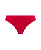 Slip italien en soie Lise Charmel Splendeur soie rouge ACC0780-RS 