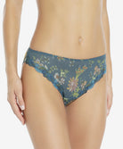 Slip séduction Lise Charmel Écrin nature pastel bleu paon ACG0729-EP