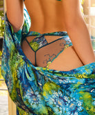 Slip "Séduction" Lise Charmel Grâce Aquatique floral aqua ACH0793-FA