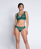 Culotte italienne Lise Charmel Sublime en Dentelle vert princesse ACH0713-VP