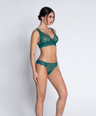 Culotte italienne Lise Charmel Sublime en Dentelle vert princesse ACH0713-VP