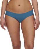 Slip taille basse denim Chantelle Soft Stretch bleu jeans C26430-00C