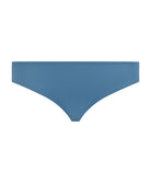 Slip taille basse denim Chantelle Soft Stretch bleu jeans C26430-00C