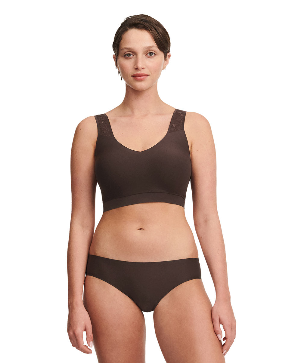 Slip taille basse Chantelle Soft Stretch brun C26430-0JL