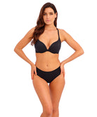Slip taille mi-haute Wacoal Inès Secret noir WE601055-BLK