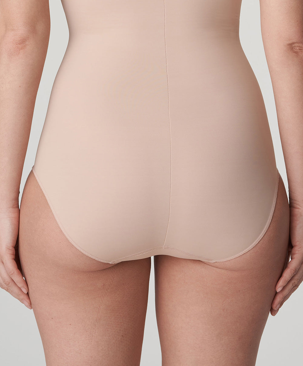 Slip ventre plat gainant taille très haute PrimaDonna Perle café au lait 0562344-CAL