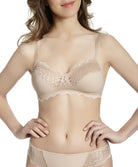 Soutien-gorge sans armatures triangle Simone Pérèle Caresse peau rosée 12A210-739