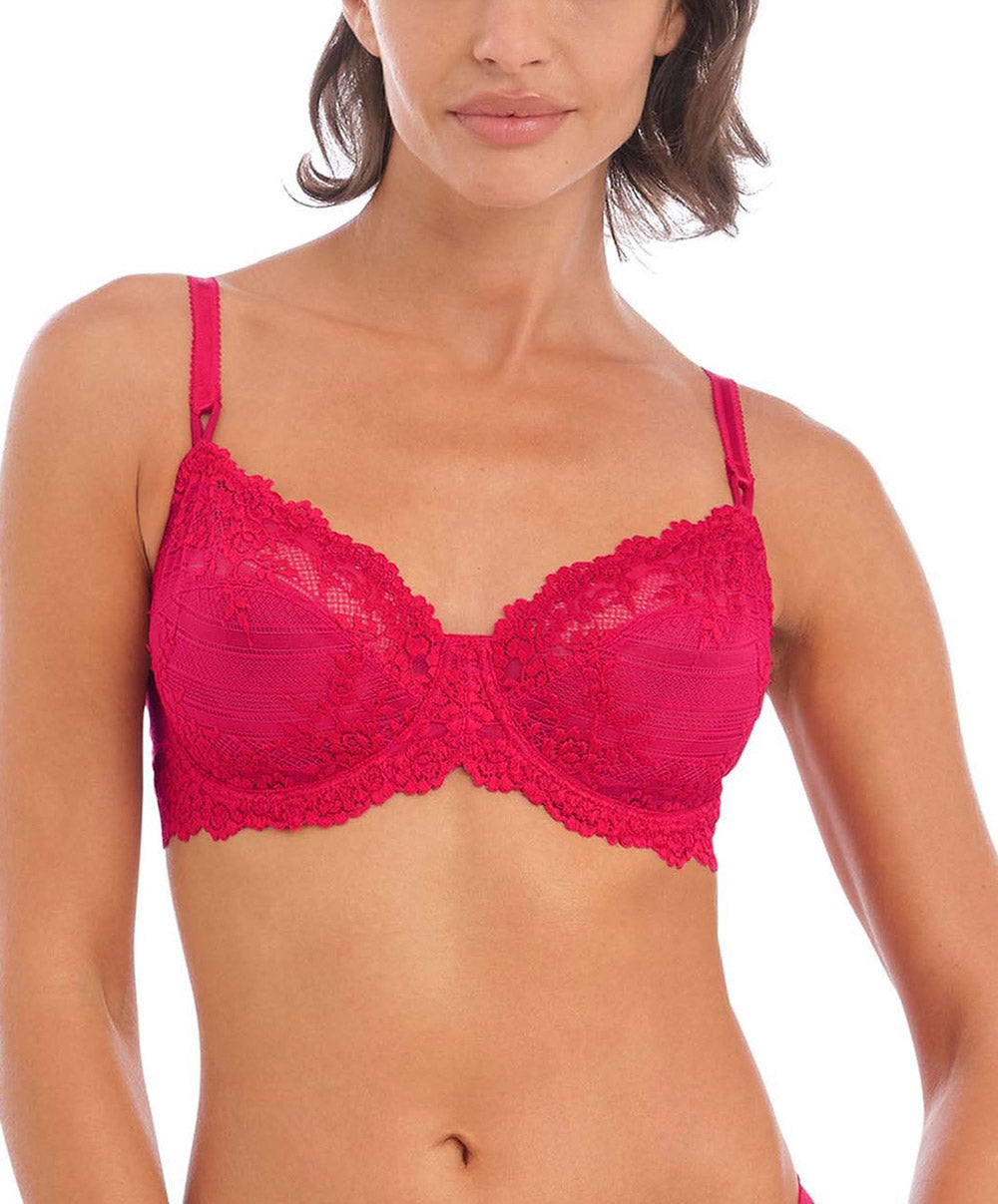 Soutien-gorge à armatures "classique" Wacoal Embrace Lace rouge persan WA065191-615