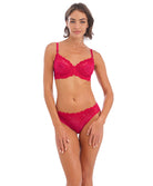 Soutien-gorge à armatures "classique" Wacoal Embrace Lace rouge persan WA065191-615