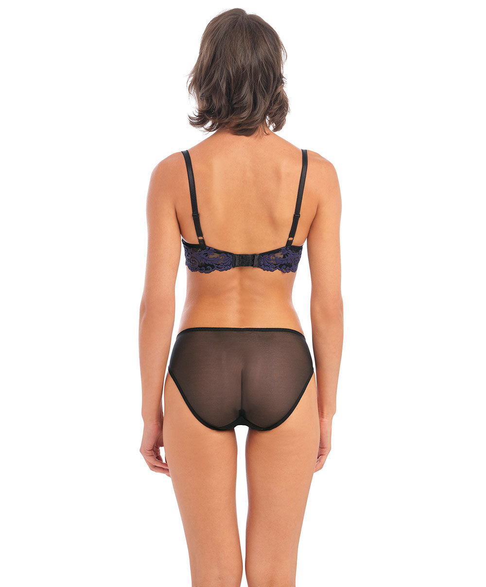 Soutien-gorge à armatures plongeant Wacoal Instant Icon black eclipse WA851322-963