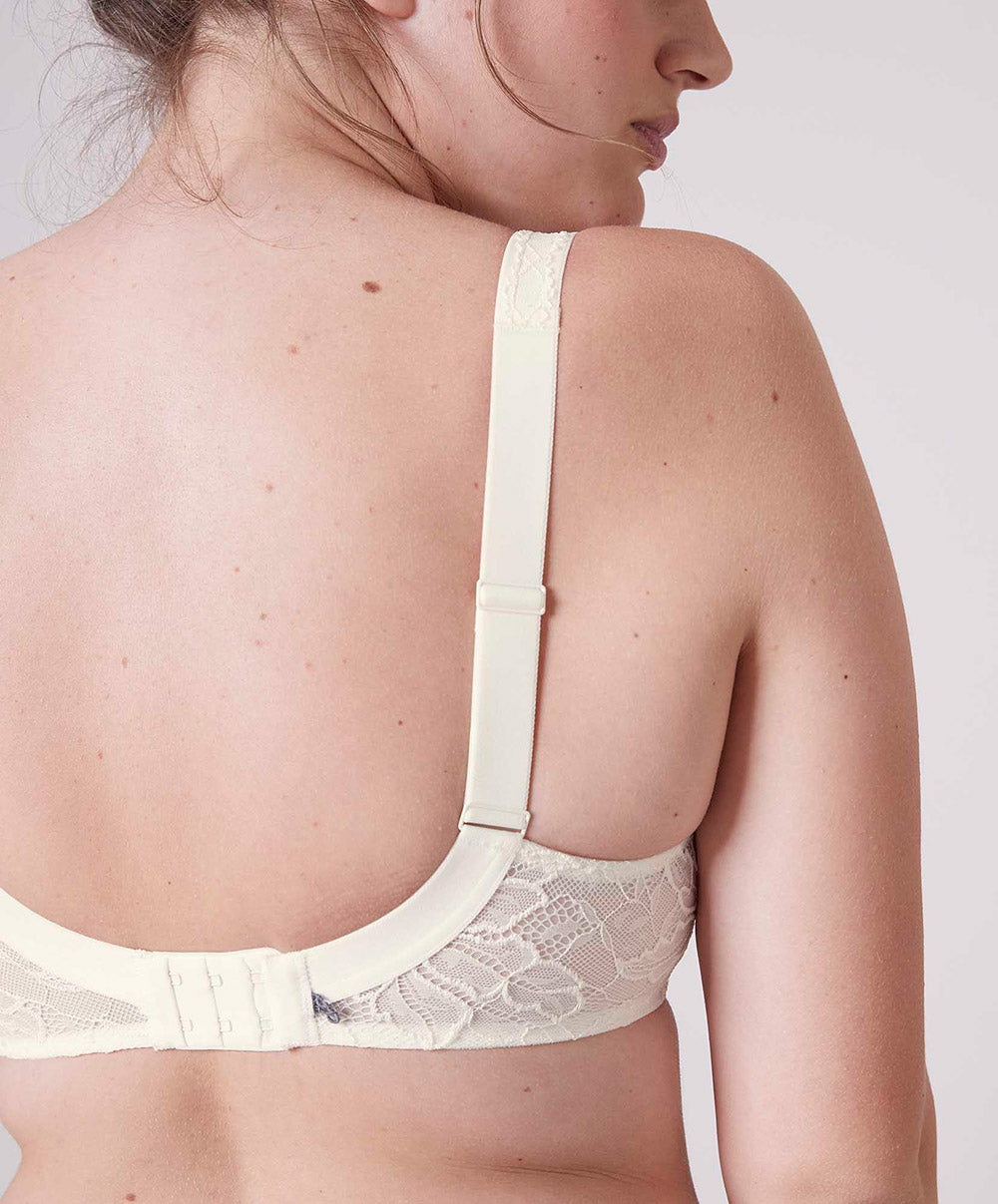 Soutien-gorge d'allaitement armatures amovibles grande taille Simone Pérèle Eden naturel 12E399-030