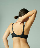 Soutien-gorge d'allaitement armatures amovibles grande taille Simone Pérèle Eden noir 12E399-015