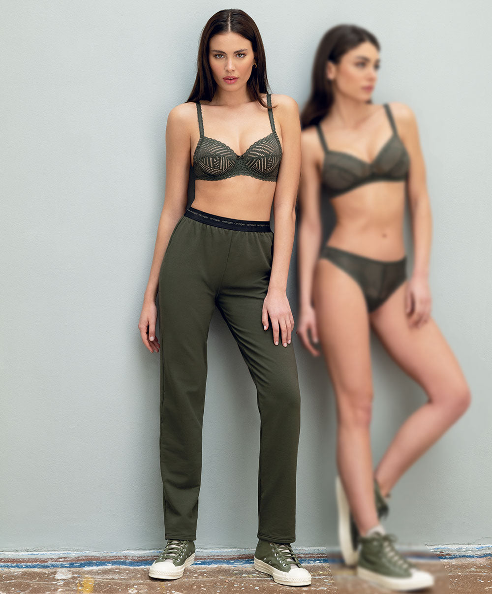 Soutien-gorge armature Antigel de Lise Charmel Tressage Graphic éclat aventure kaki ECC6037-EA