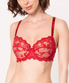 Soutien-gorge armature Lise Charmel Dressing Floral rouge ACC6088-DS