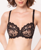 Soutien-gorge armature Lise Charmel Dressing Floral noir ACC6088-NO