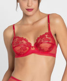 Soutien-gorge armature Lise Charmel Glamour Couture rouge ACH6007-GD