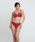 Soutien-gorge armature Lise Charmel Sublime en Dentelle fuchsia ACH6013-FS
