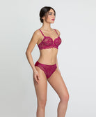 Soutien-gorge armature Lise Charmel Sublime en Dentelle fuchsia ACH6013-FS