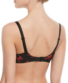 Soutien-gorge armature Lise Charmel Baisers de fleurs nuit amarante
