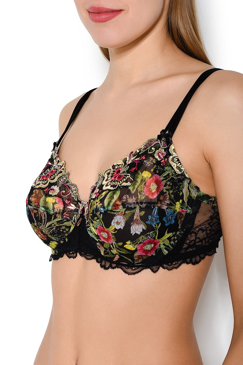 Soutien-gorge armature fleurs de jungle Lise Charmel coloré