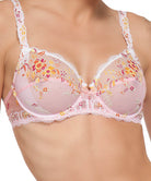 Soutien-gorge armature romantique pastel Lise Charmel rose pale