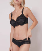 Soutien-gorge armature décolleté carré Eclat Noir Simone Pérèle 13N313-766