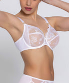 Soutien-gorge armatures grande taille "Bien-être" Lise Charmel Sublime en Dentelle blanc ACH6113-BL