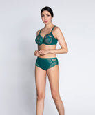 Soutien-gorge armatures grande taille "Bien-être" Lise Charmel Sublime en Dentelle vert princesse ACH6113-VP