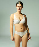 Soutien-gorge armature décolleté plongeant Simone Pérèle Délice poudre 12X319-383