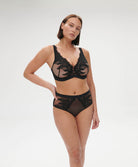 Soutien-gorge décolleté plongeant à armatures Simone Pérèle Mystic noir 1D3309-015