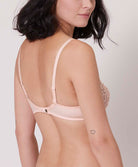 Soutien-gorge armature décolleté plongeant Simone Pérèle Saga rose poudre 15C319-383
