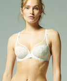 Soutien-gorge armature décolleté plongeant Simone Pérèle Wish naturel 12B319-030