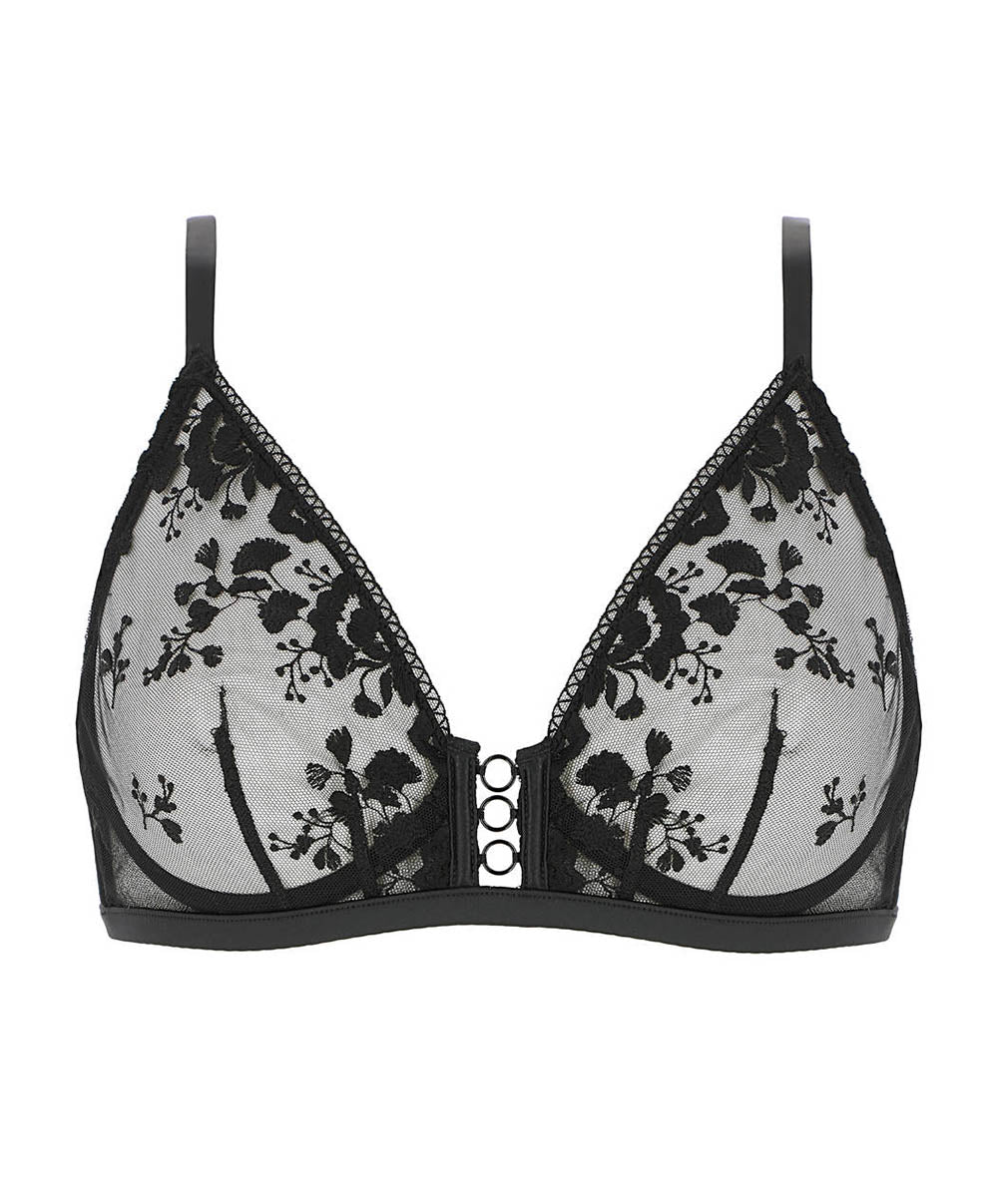 Soutien-gorge armature décolleté plongeant Orphée Noir Simone Pérèle 15S319-015