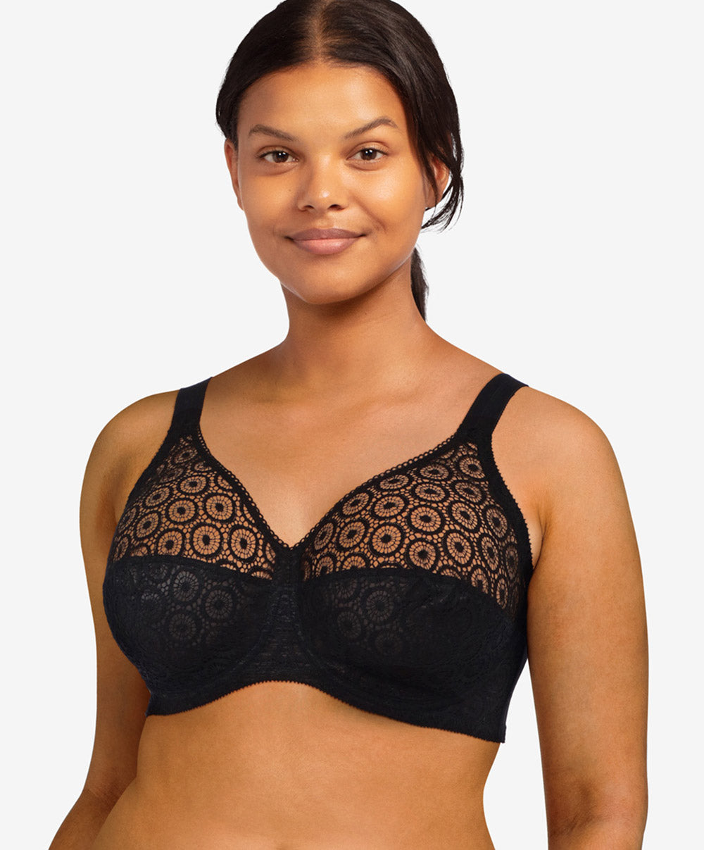 Soutien-gorge armaturé enveloppant Chantelle Fête noir C19600-011