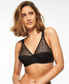 Soutien-gorge armaturé enveloppant Chantelle Fête noir C19600-011