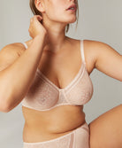 Soutien-gorge armatures moulé souple Simone Pérèle Comète sable rosé 12S324-772