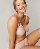 Soutien-gorge armatures moulé souple Simone Pérèle Comète sable rosé 12S324-772
